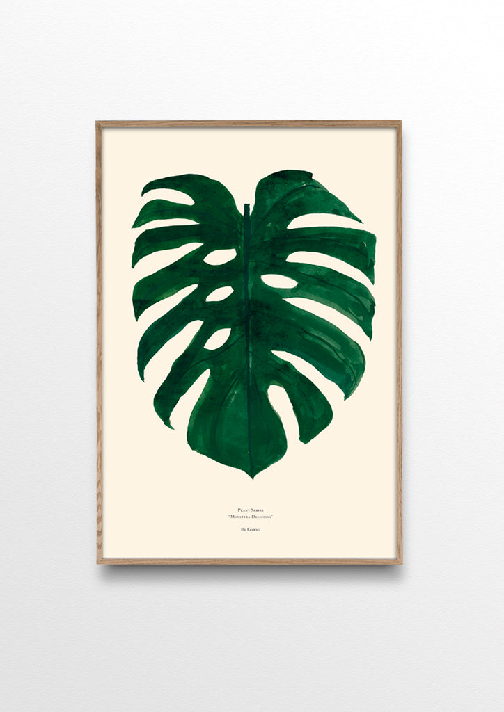 monstera leaf art Monstera Deliciosa – The original monstera poster from By Garmi. – By Garmi